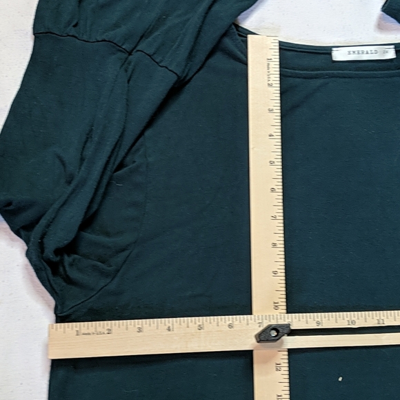 Emerald Brand Dark Green Tunic Top 2X - Picture 10 of 12